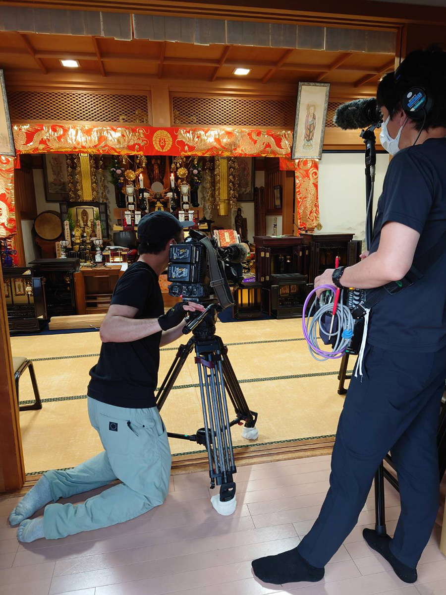 先日8月5日（金）NHK「きん5時」にて、仏壇処分（仏壇じまい）に関する特集があり、泰聖寺が取材を受けた様子が放送されました。1