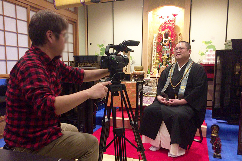 11月13日（水）テレビ朝日『大下容子ワイド！スクランブル』の
「TheLife相談所」にて、泰聖寺の取組が放送されました。2