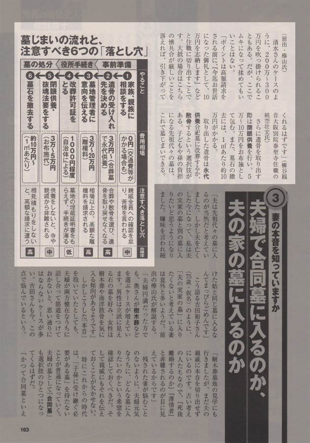 2021年9月17日発売の「週刊現代（講談社発行）」の特集
『人生最後の選択 十番勝負』にて、
泰聖寺住職が受けた取材内容が掲載されています。3